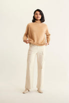Alessandra The Label Fashion PREORDER - Alessandra The Label - Rose Polo - Tan