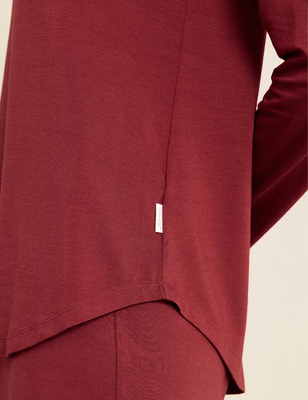 Boody Fashion Boody - Goodnight Raglan Sleep Top Ruby