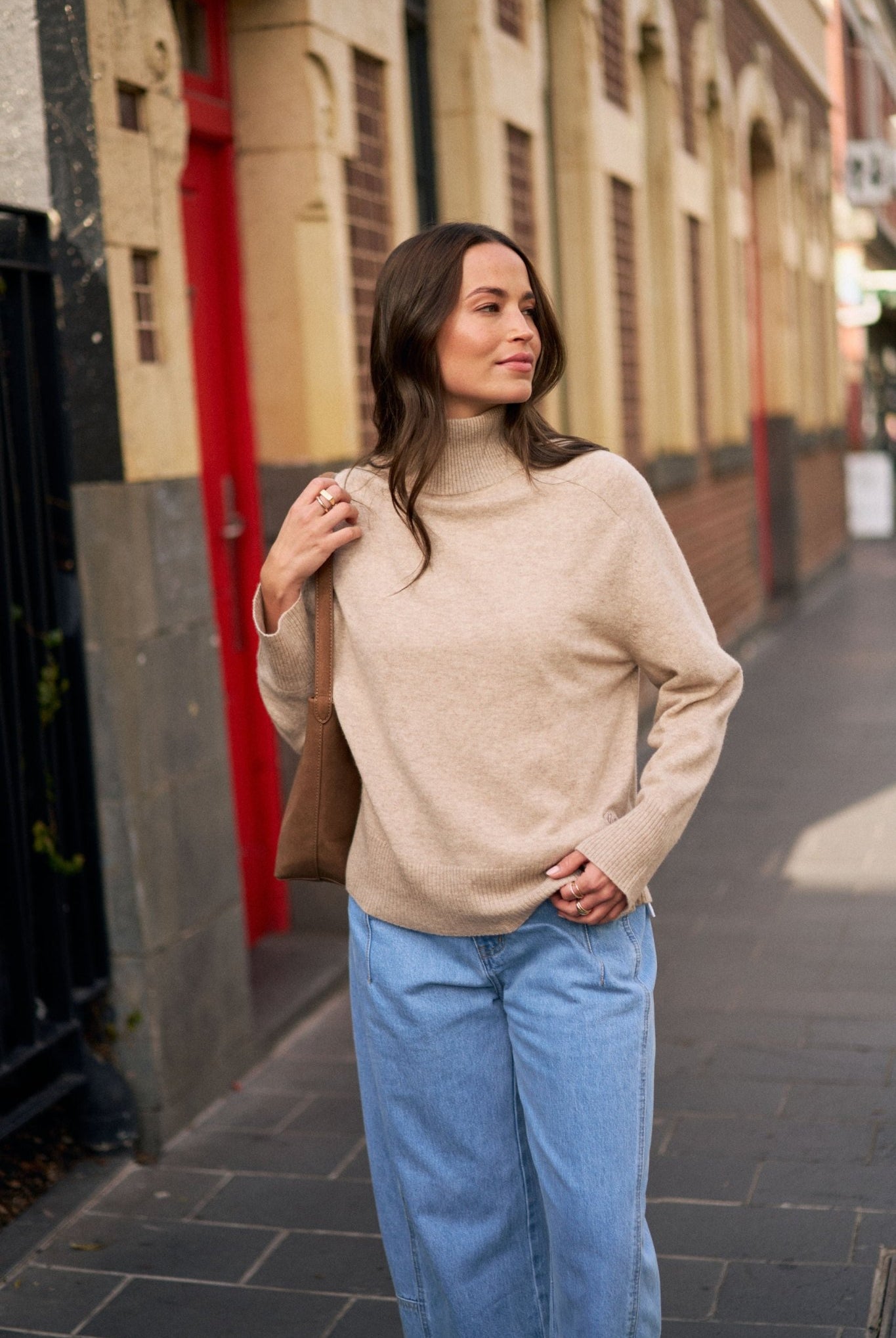 Buy Ceres Life - Alex Oversized Knit Funnel Neck Pullover by Ceres Life - at Hamish + Grace