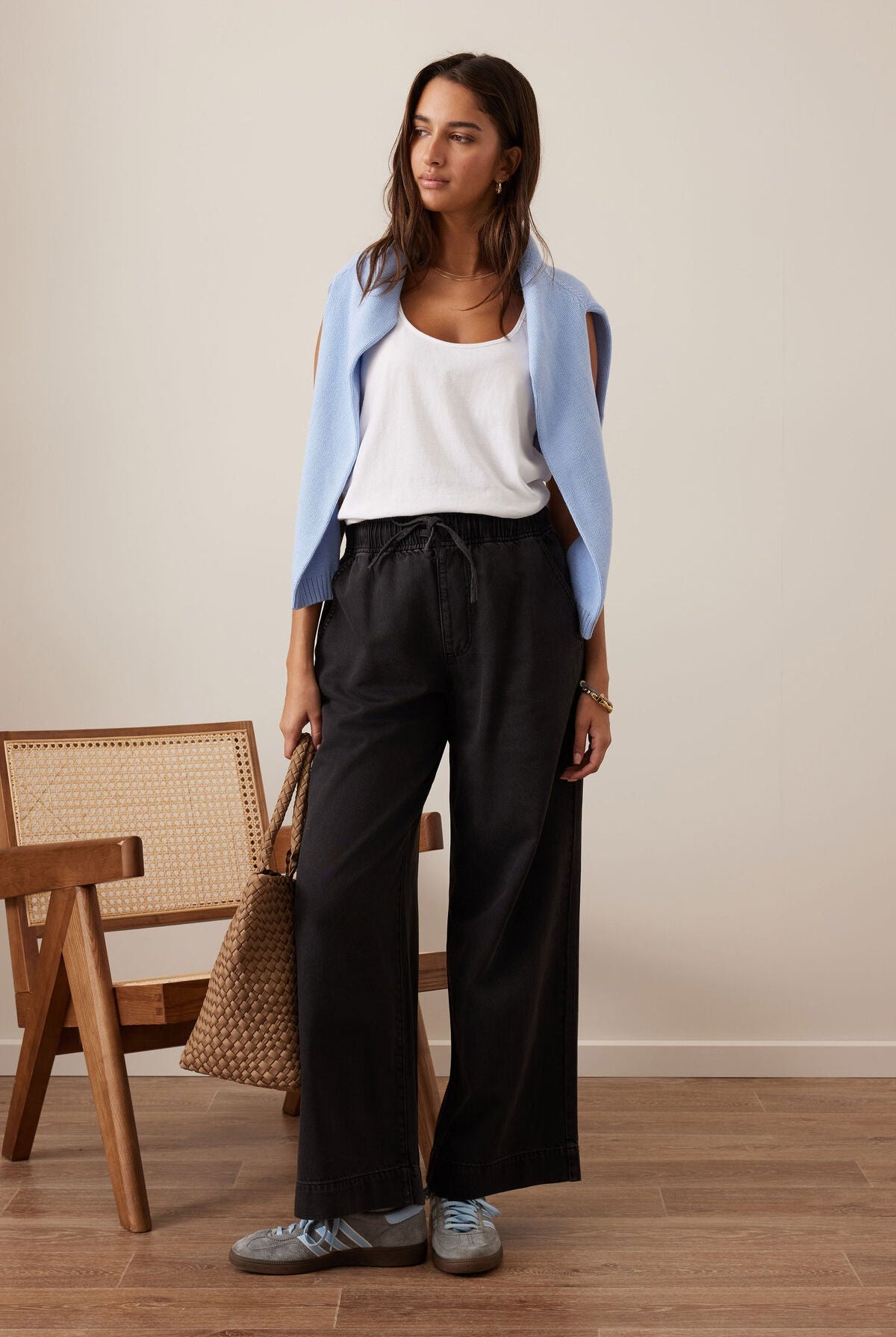 Buy Ceres Life - Andie Wide Leg Drawstring Pant by Ceres Life - at Hamish + Grace