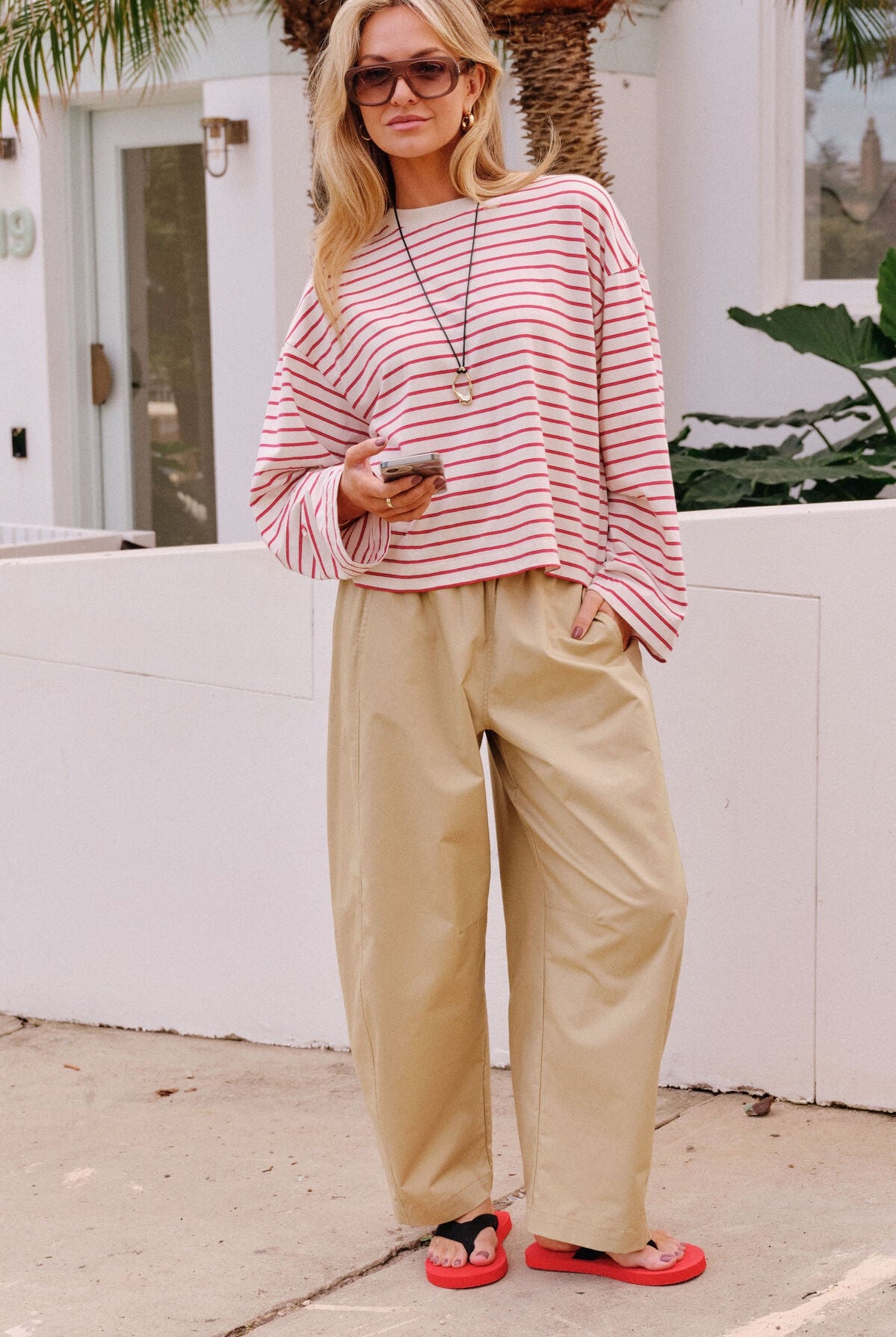 Buy Ceres Life - Bella Barrel Pant - burnt butter by Ceres Life - at Hamish + Grace