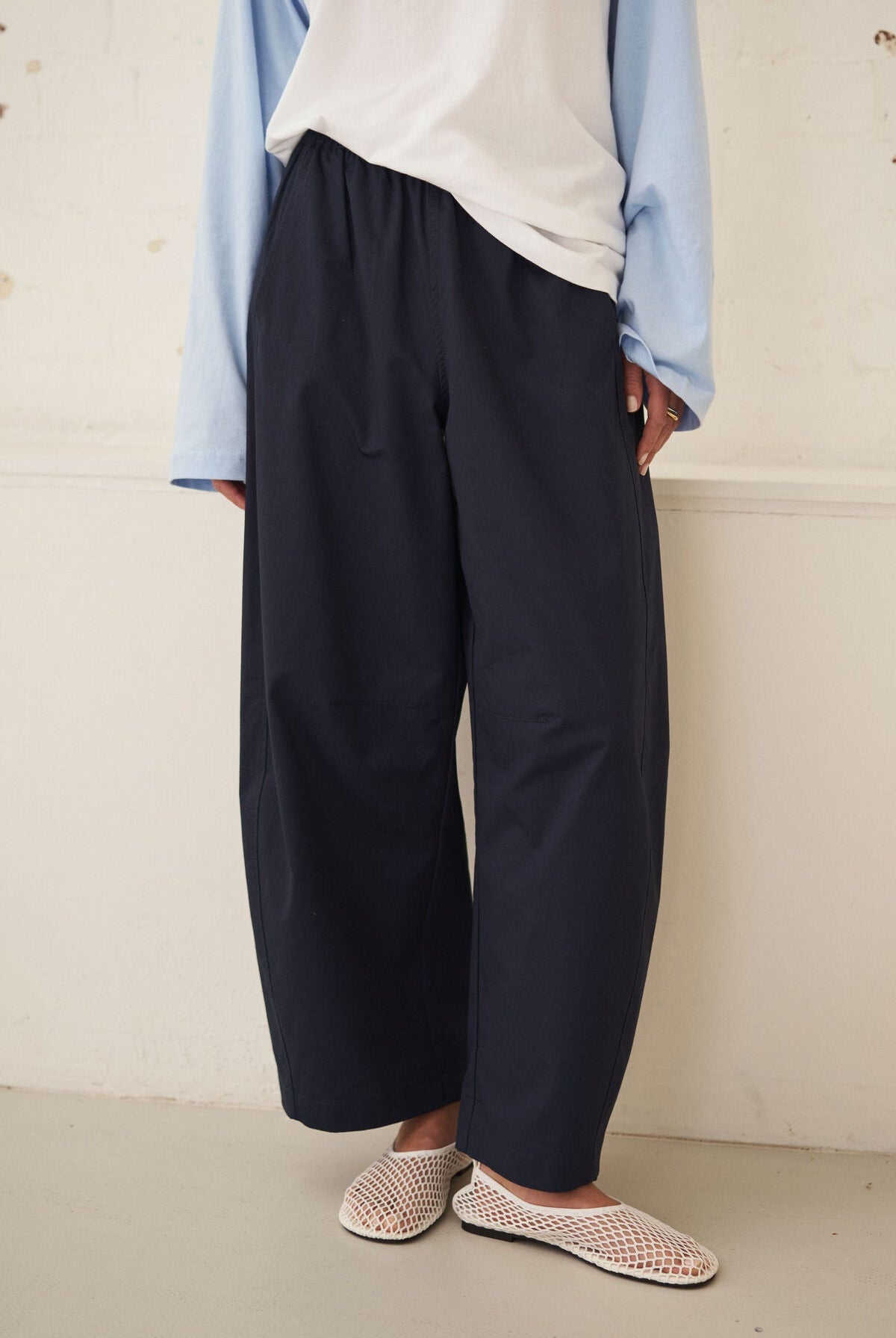 Buy Ceres Life - Bella Barrel Pant - Navy by Ceres Life - at Hamish + Grace