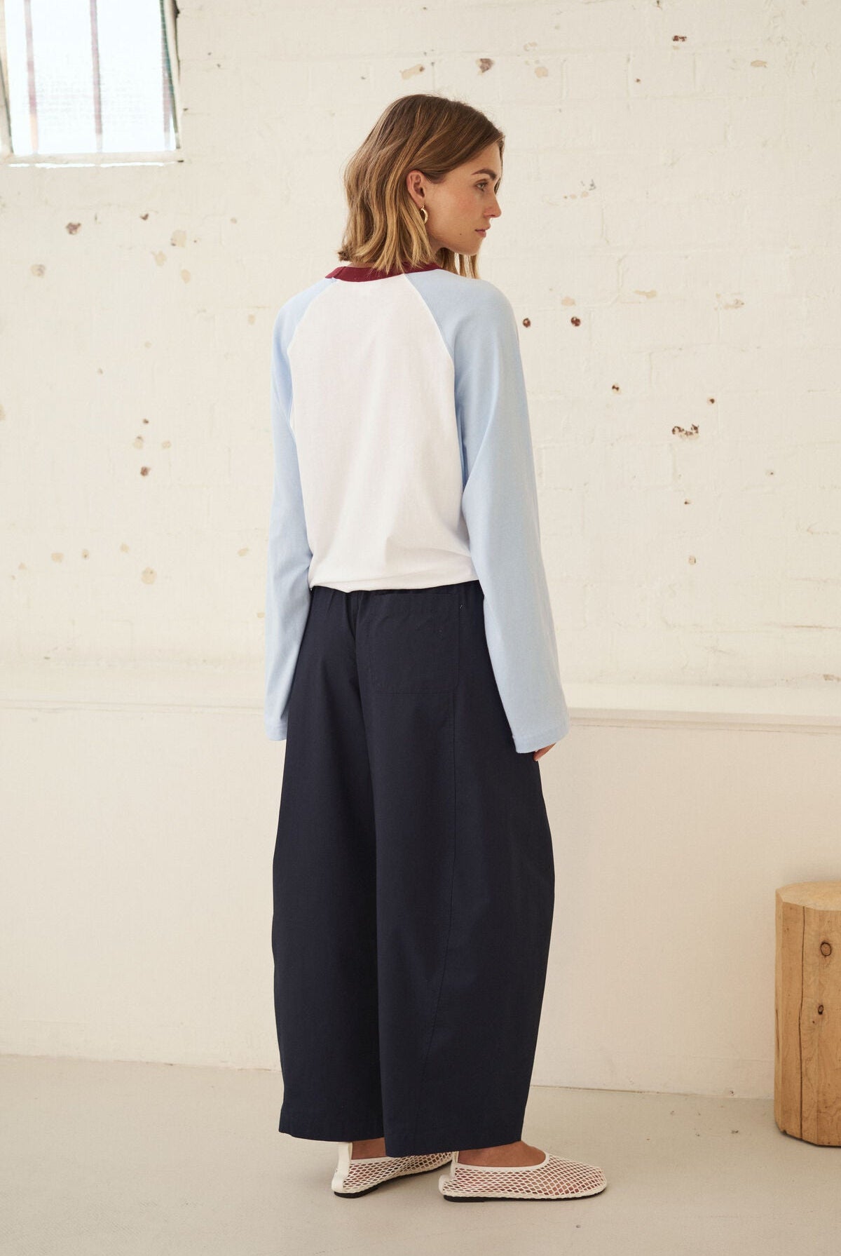 Buy Ceres Life - Bella Barrel Pant - Navy by Ceres Life - at Hamish + Grace