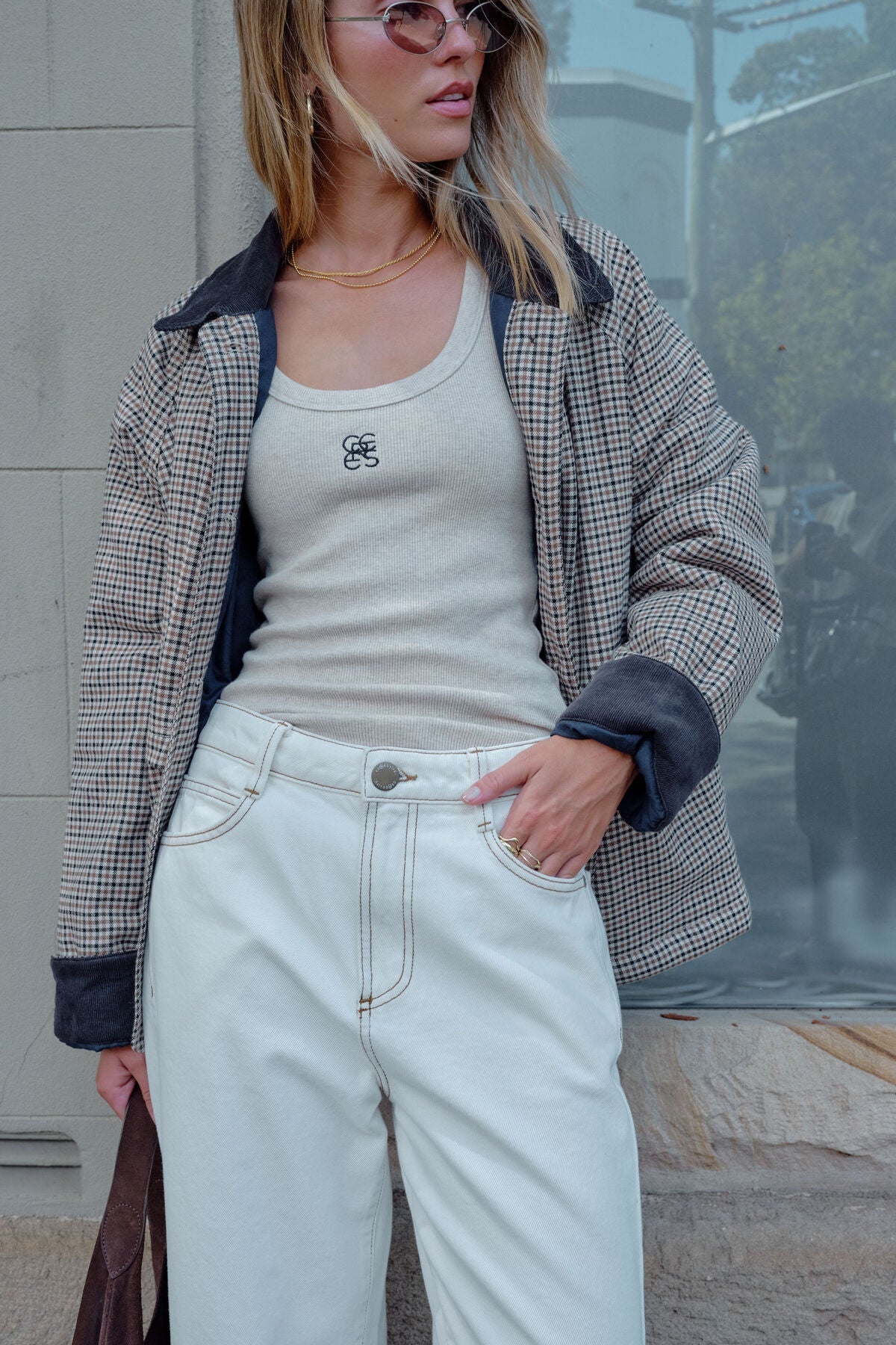 Buy Ceres Life - Blair Barn Jacket - Check by Ceres Life - at Hamish + Grace