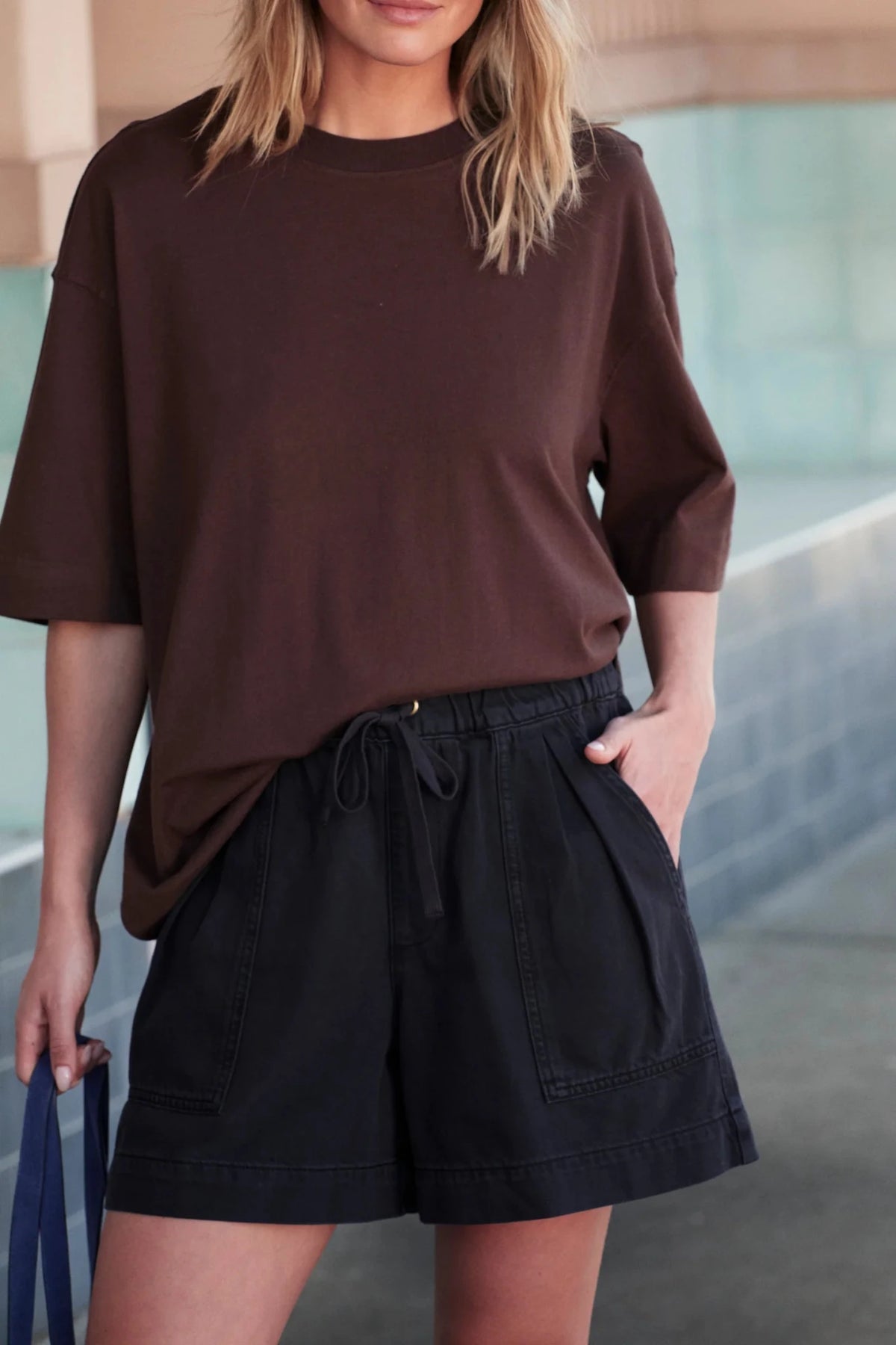 Buy Ceres Life - Darcy Relaxed Everyday Short - Black by Ceres Life - at Hamish + Grace