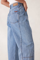 Buy Ceres Life - Darted Barrel Leg Jeans - Blue by Ceres Life - at Hamish + Grace