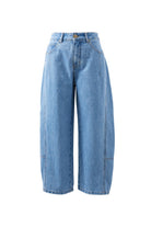 Buy Ceres Life - Darted Barrel Leg Jeans - Blue by Ceres Life - at Hamish + Grace