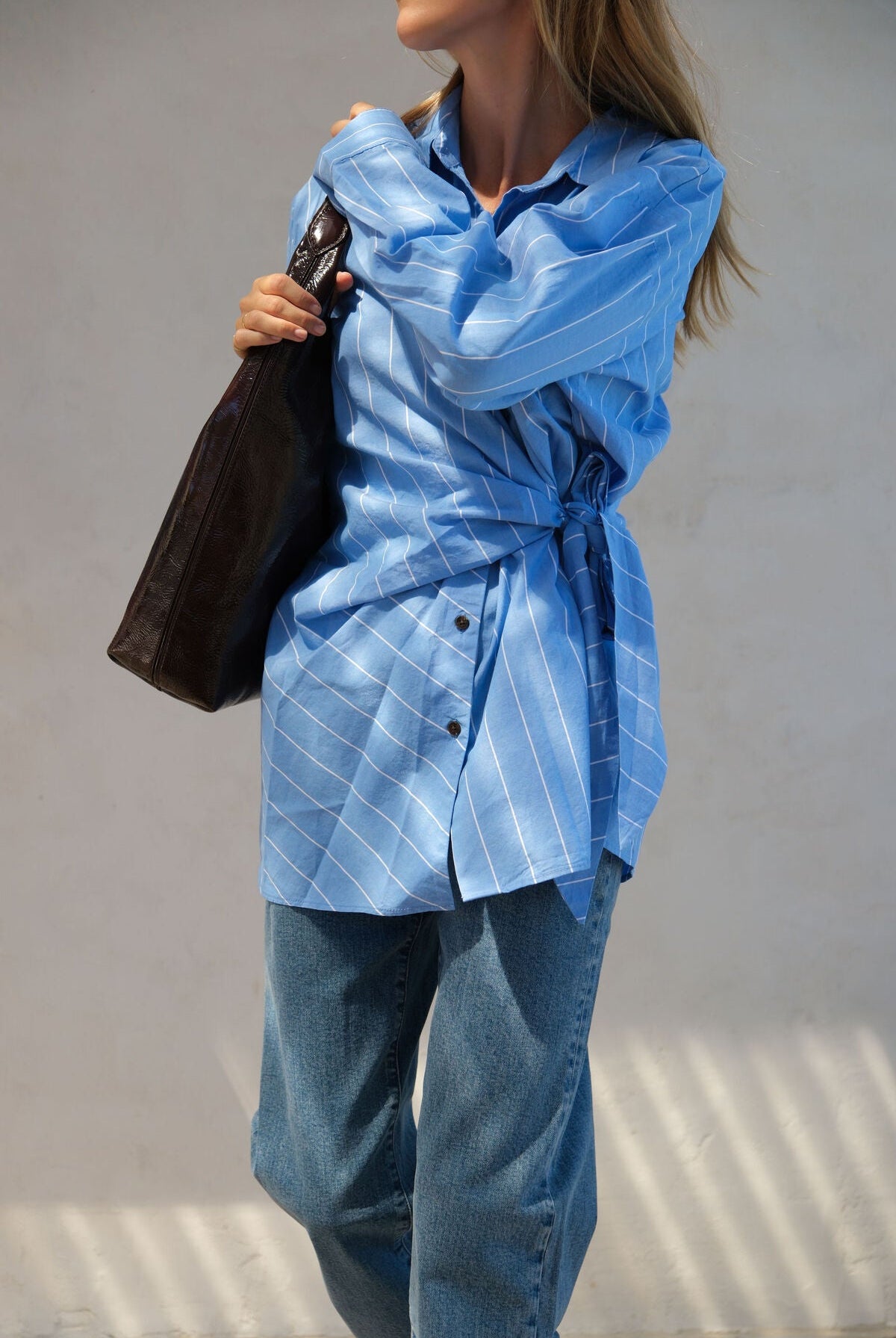 Buy Ceres Life - Elodie Wrap Shirt by Ceres Life - at Hamish + Grace