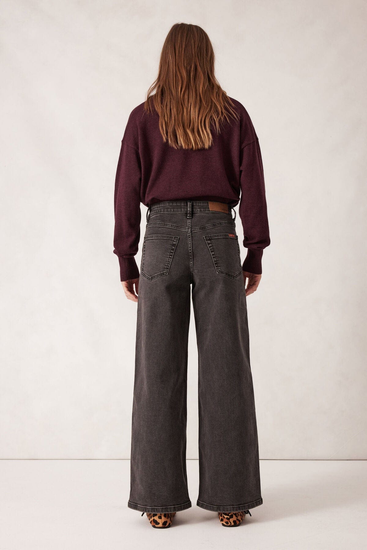 Buy Ceres Life - Evie Wide Leg Jean - Black by Ceres Life - at Hamish + Grace