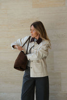 Ceres Life Fashion Ceres Life - Denim Barn Jacket - Natural Ecru