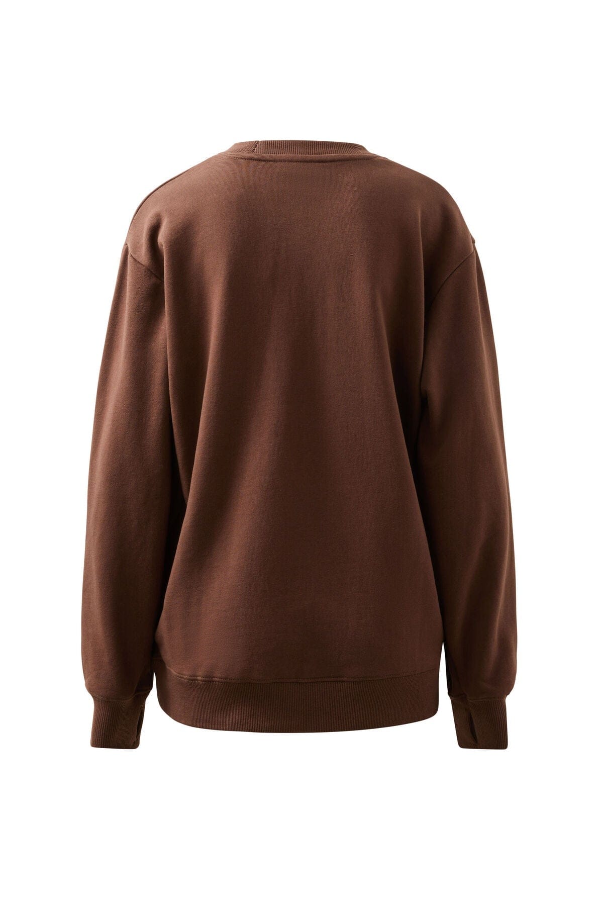 Ceres Life Fashion Ceres Life - Isla Oversized Slouchy Crew - Chocolate