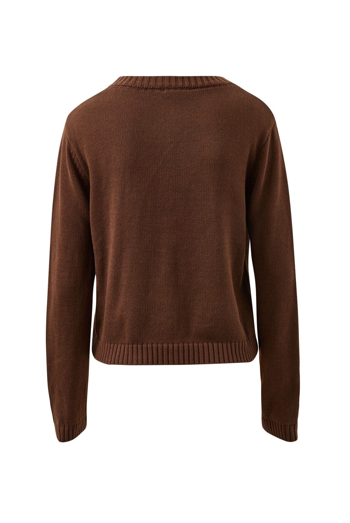 Ceres Life Fashion Ceres Life - Nelly Long Sleeve Knit Cardi - Chocolate