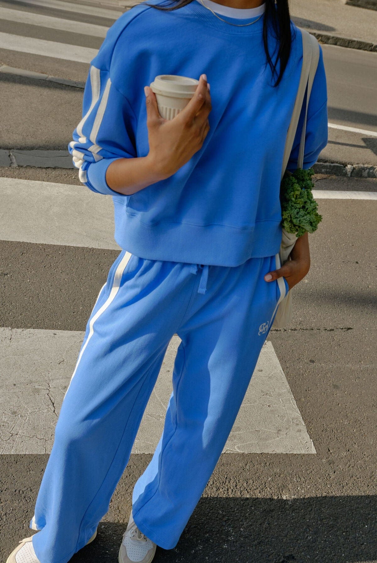 Buy Ceres Life - Gigi Wide Leg Terry Track pant by Ceres Life - at Hamish + Grace