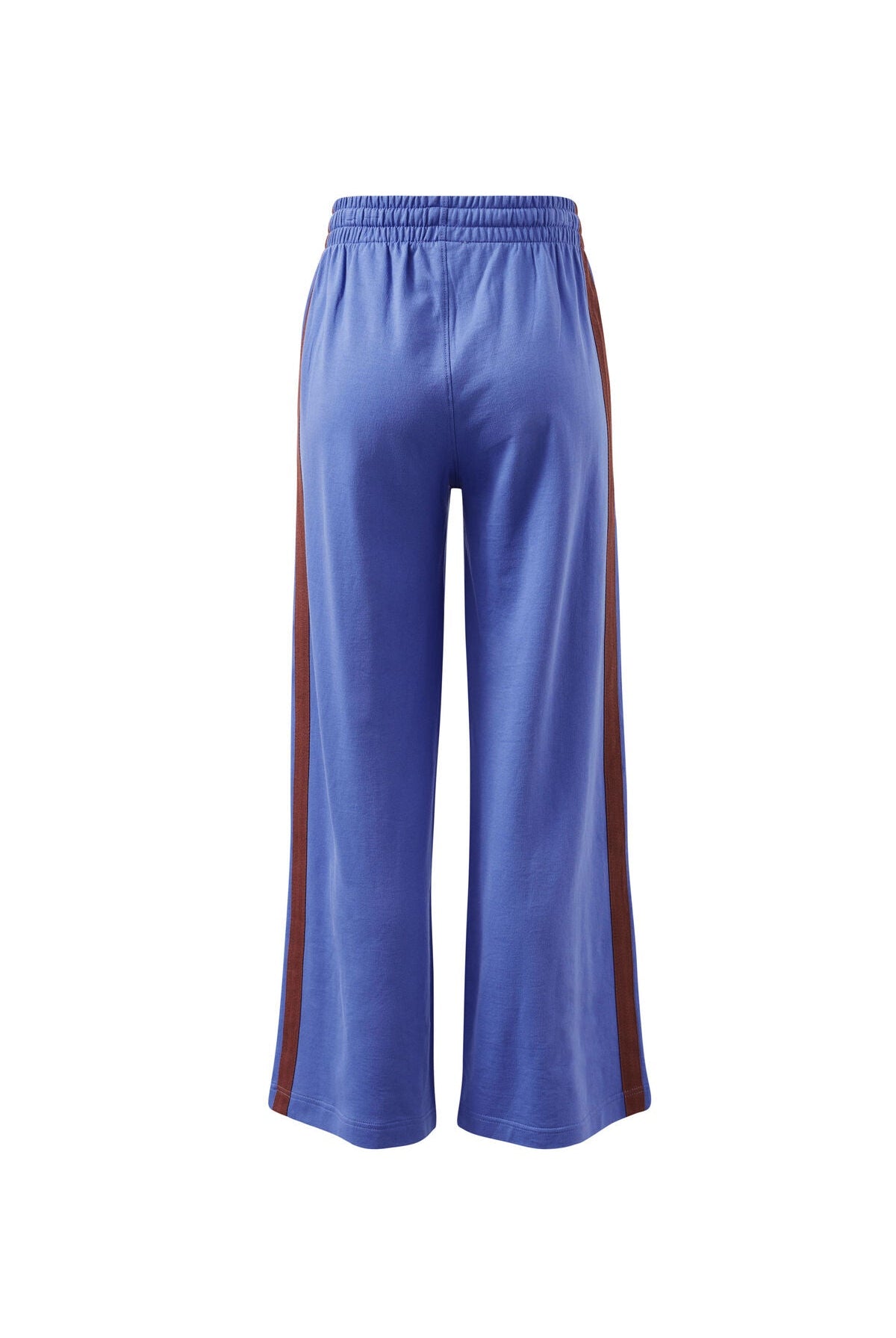 Buy Ceres Life - Gigi Wide Leg Terry Track pant - vintage blue mixed side stripe by Ceres Life - at Hamish + Grace