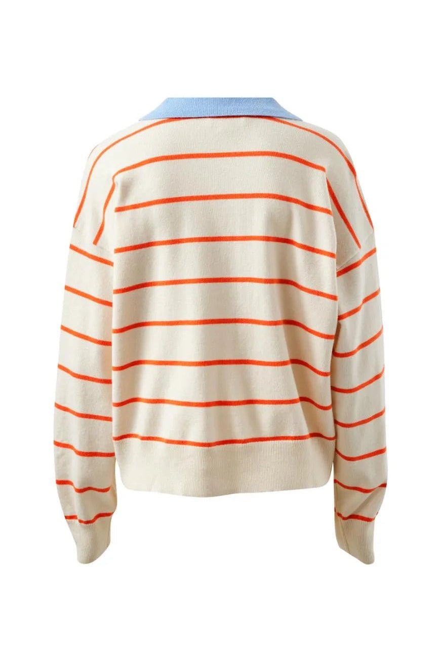 Buy Ceres Life - Jessa Rugby Knit - Ecru Stripe by Ceres Life - at Hamish + Grace