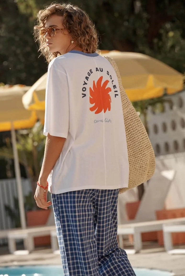 Buy Ceres Life - Luna Relaxed Tee/Voyage Au Soliel by Ceres Life - at Hamish + Grace