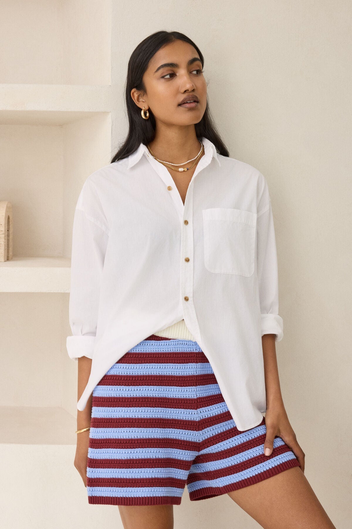 Buy Ceres Life - Mara Textured Knit Short by Ceres Life - at Hamish + Grace