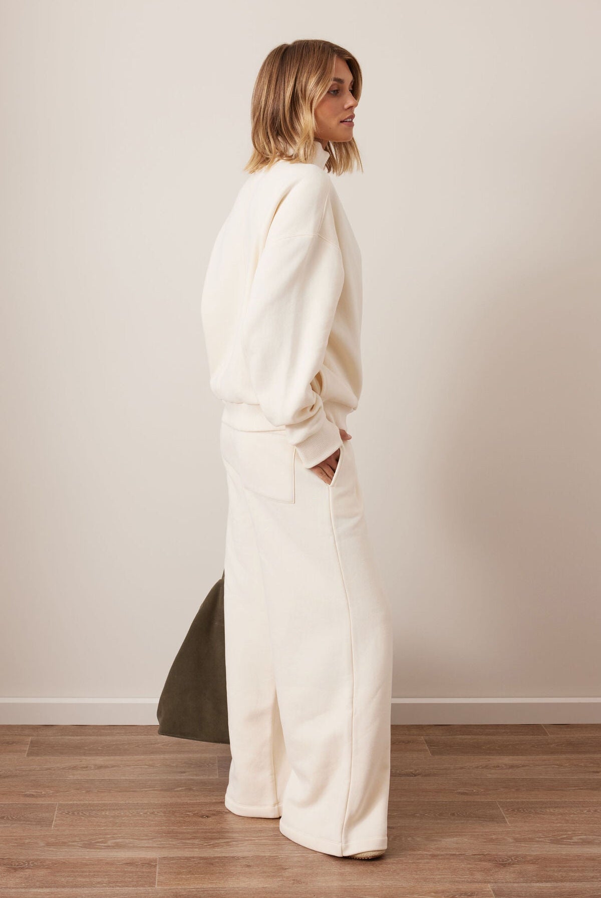 Buy Ceres Life - Marli Button Sweat - Marshmallow by Ceres Life - at Hamish + Grace
