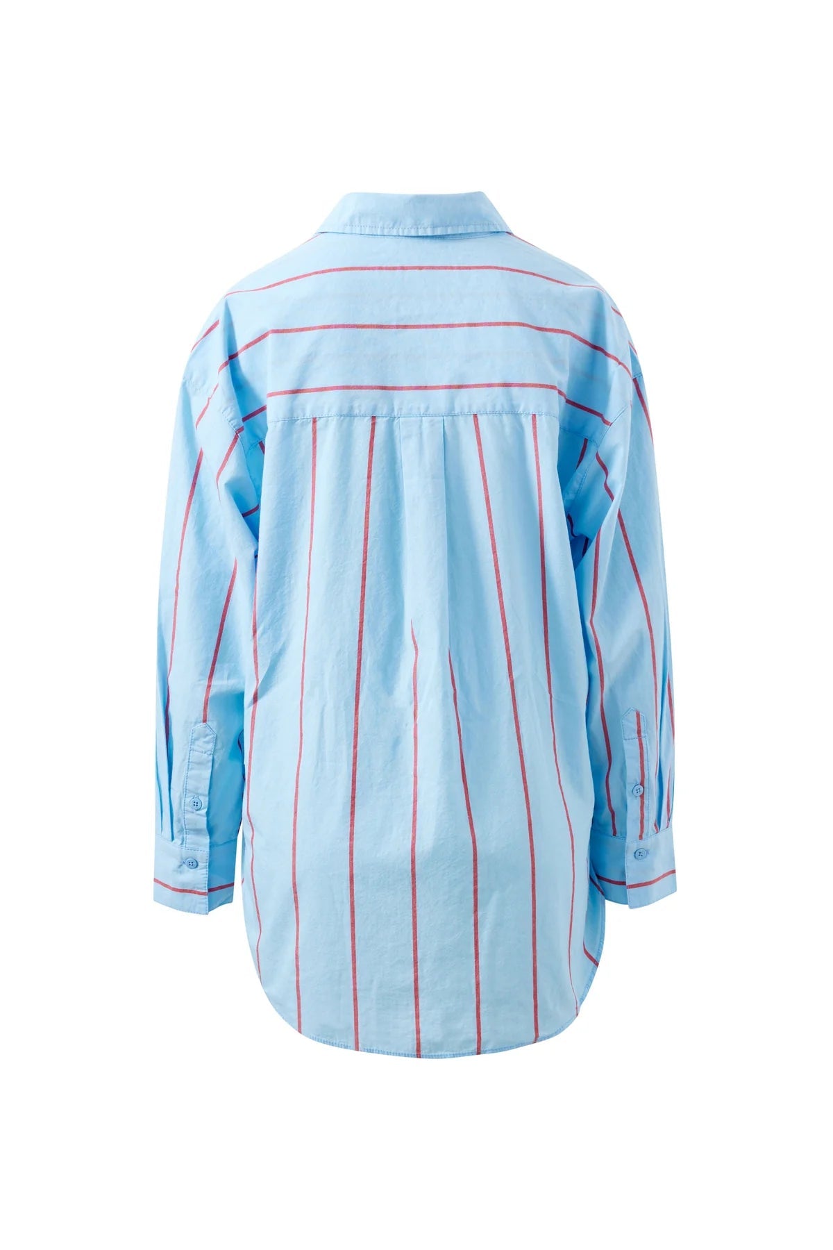 Buy Ceres Life - Peta Oversized Shirt - fresh blue red bold stripe by Ceres Life - at Hamish + Grace