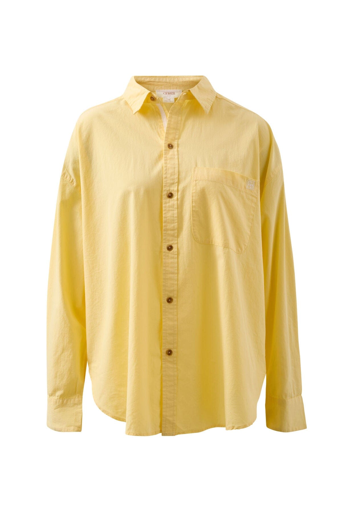 Buy Ceres Life - Peta Oversized Shirt - Sunny Yellow by Ceres Life - at Hamish + Grace