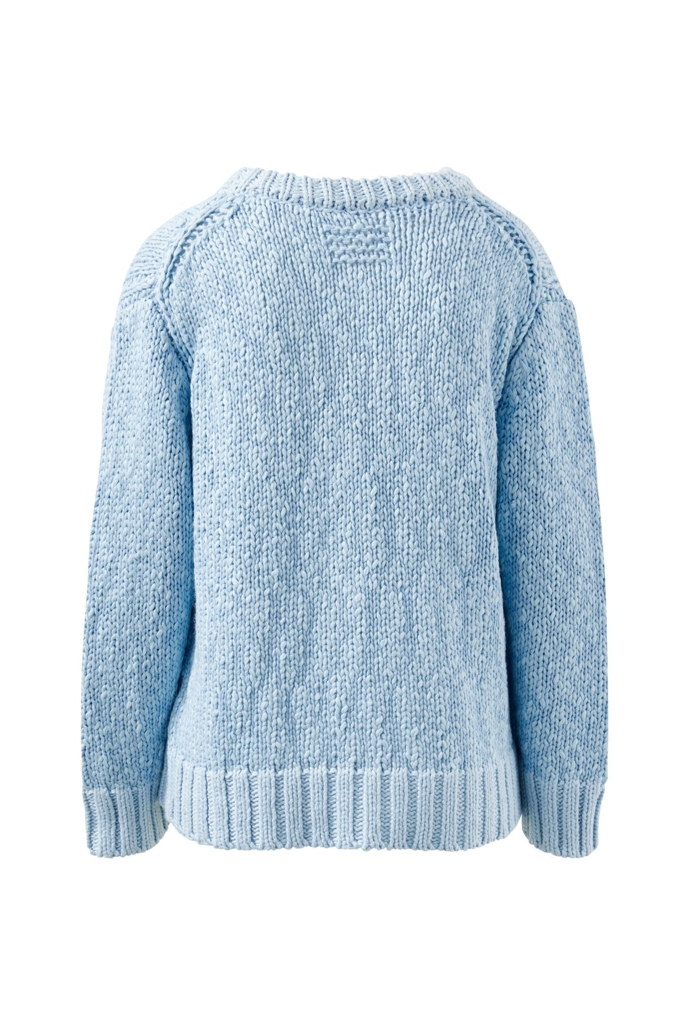Buy Ceres Life - Sage Chunky Knit Crew - Sky Blue by Ceres Life - at Hamish + Grace