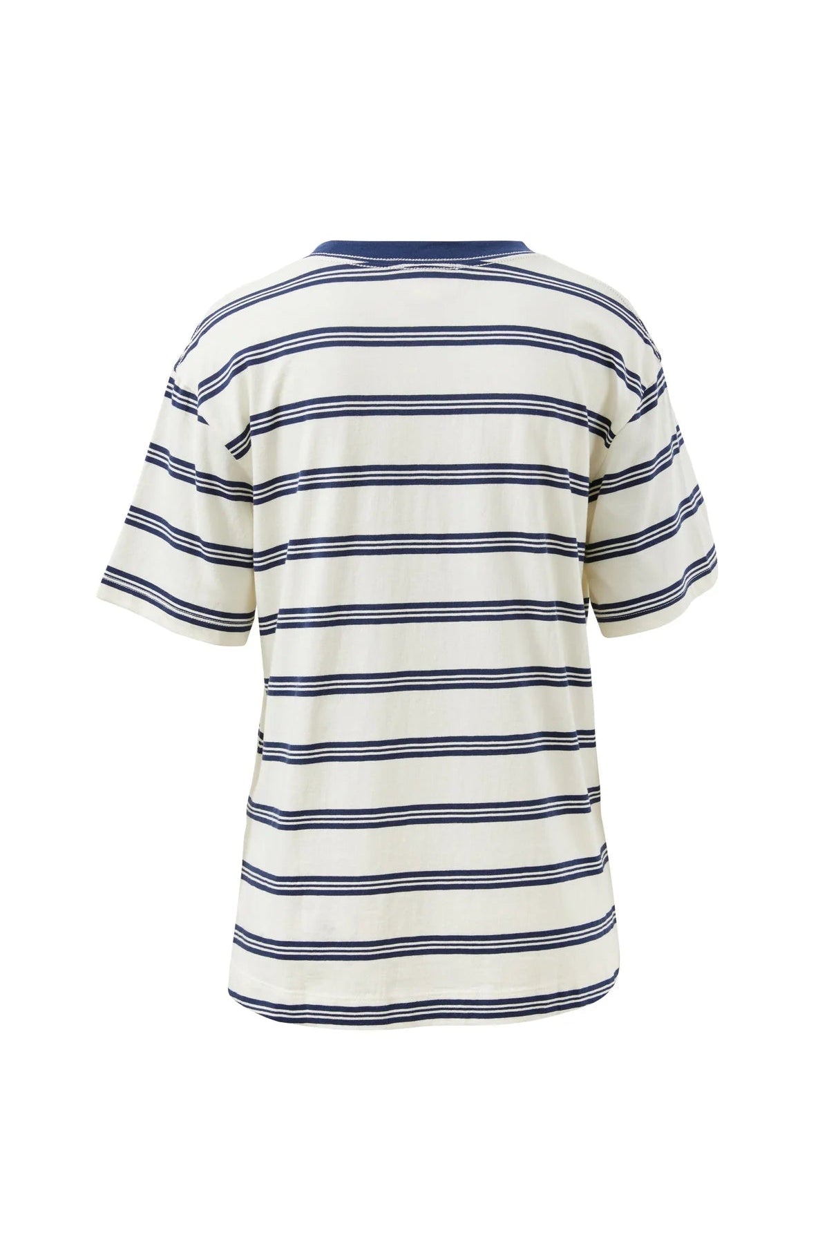 Buy Ceres Life - Stevie Slouchy Tee - Milk/Heritage Navy Stripe by Ceres Life - at Hamish + Grace