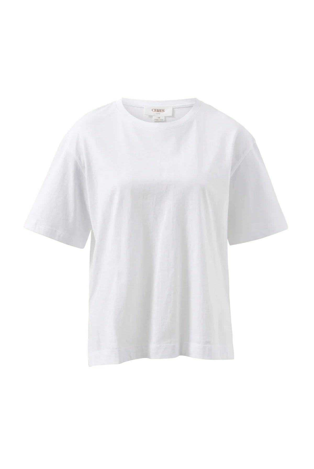 Buy Ceres Life - Stevie Slouchy Tee - White by Ceres Life - at Hamish + Grace