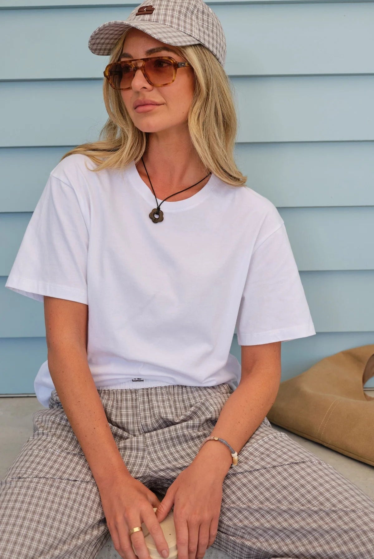 Buy Ceres Life - Stevie Slouchy Tee - White by Ceres Life - at Hamish + Grace