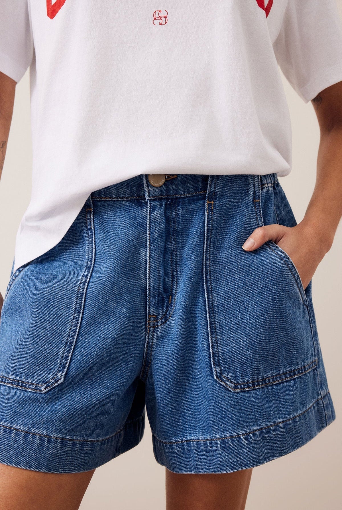 Buy Ceres Life - Weekender Short - Fresh Indigo by Ceres Life - at Hamish + Grace