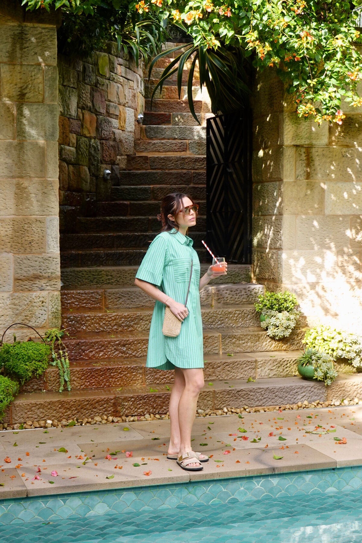 Buy Ceres - Sara Mini Shirt Dress by Ceres Life - at Hamish + Grace