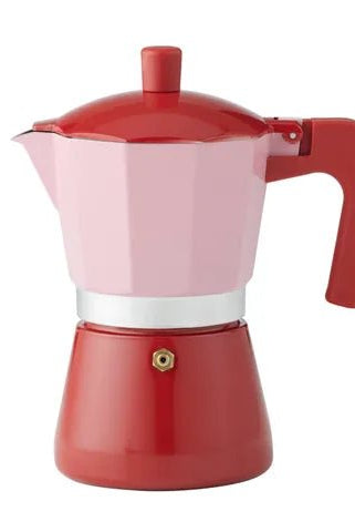 Buy Coast to Coast - Nero Stovetop Espresso Maker - 6 cups - Red/Pink by Coast to Coast - at Hamish + Grace
