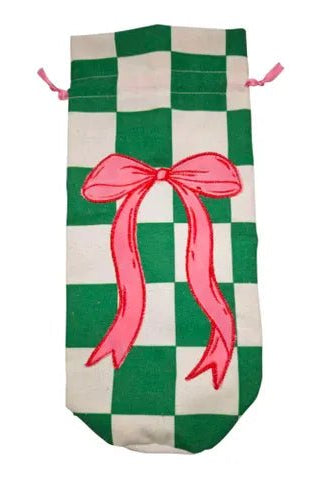 Buy Coast to Coast - Pop Bow Bottle Bag Fabric 16x32cm by Coast to Coast - at Hamish + Grace