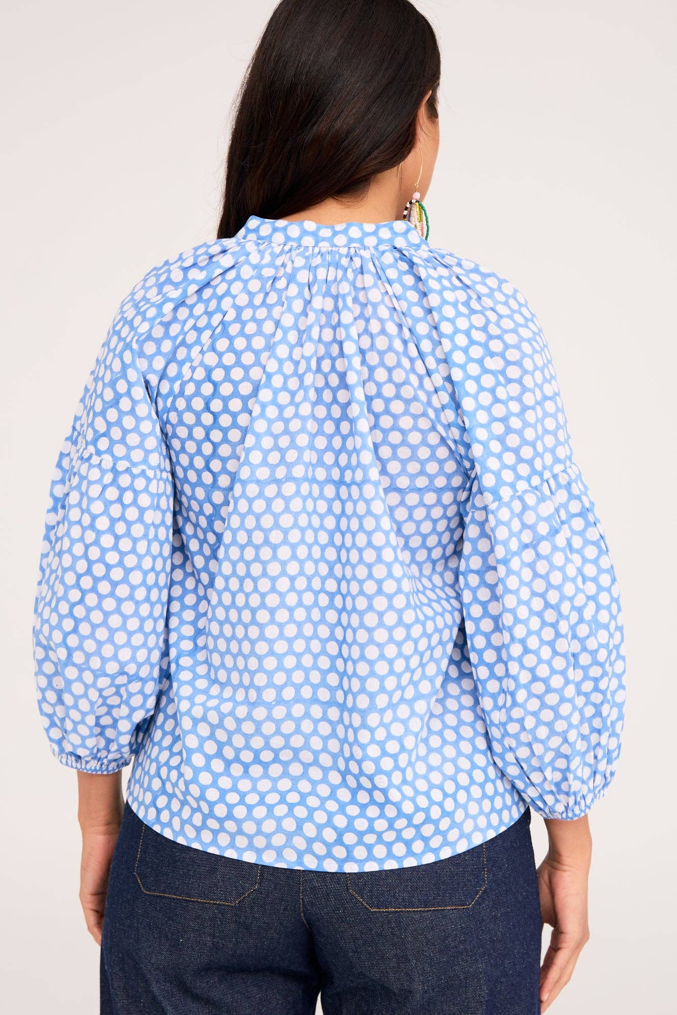 Buy Ella & Sunday - Carey Top Azure Spot by ella & sunday - at Hamish + Grace