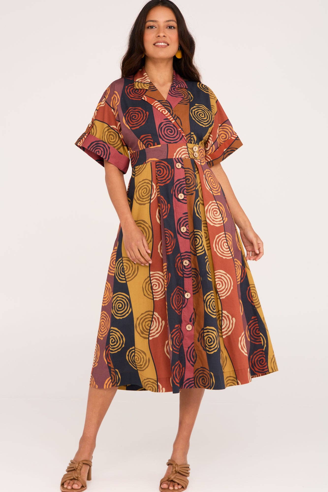 Buy Ella & Sunday - Dakota Dress Earth by ella & sunday - at Hamish + Grace