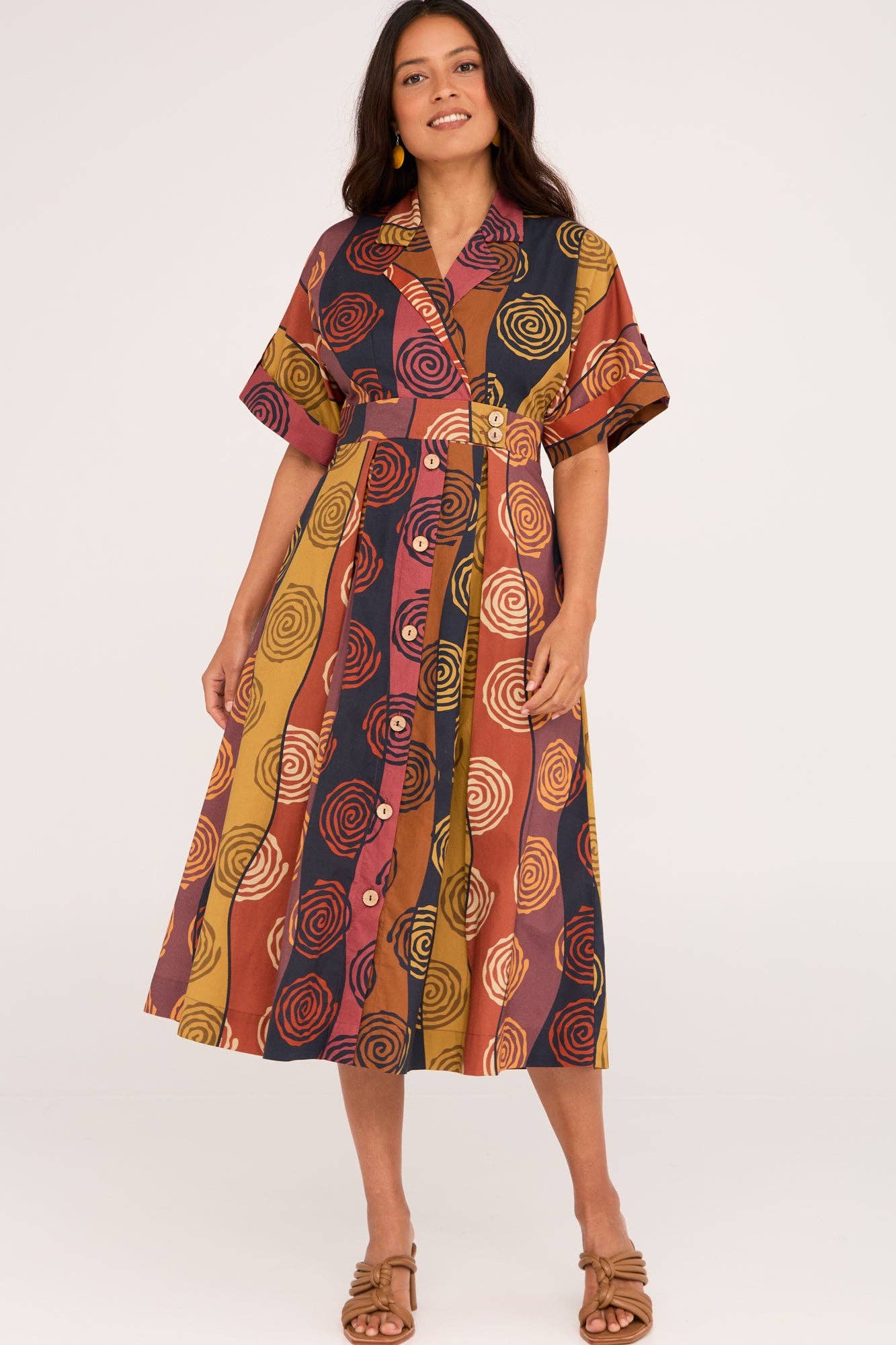 Buy Ella & Sunday - Dakota Dress Earth by ella & sunday - at Hamish + Grace