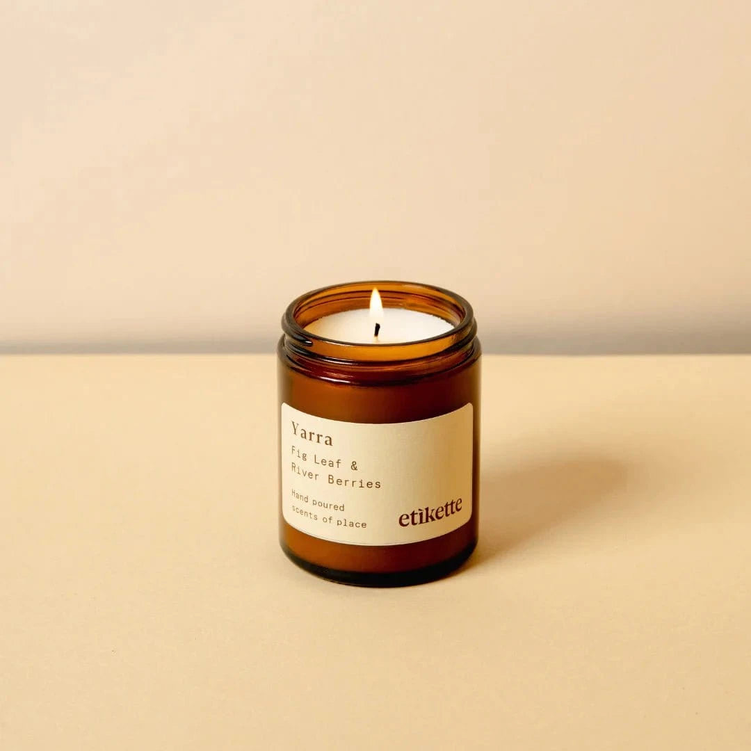 Etikette Homewares Etikette - Soy Candles ~Soy Candles ~ Yarra in Fig Leaf & River Berries
