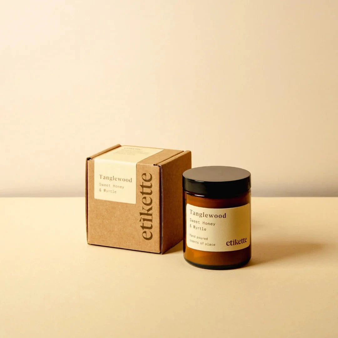 Etikette Homewares Etikette - Soy Candles ~ Tanglewood in Sweet Honey & Myrtle
