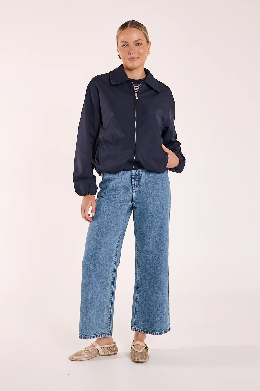 Buy Feather and Noise - Dalton Jacket - Navy by Feather and Noise - at Hamish + Grace