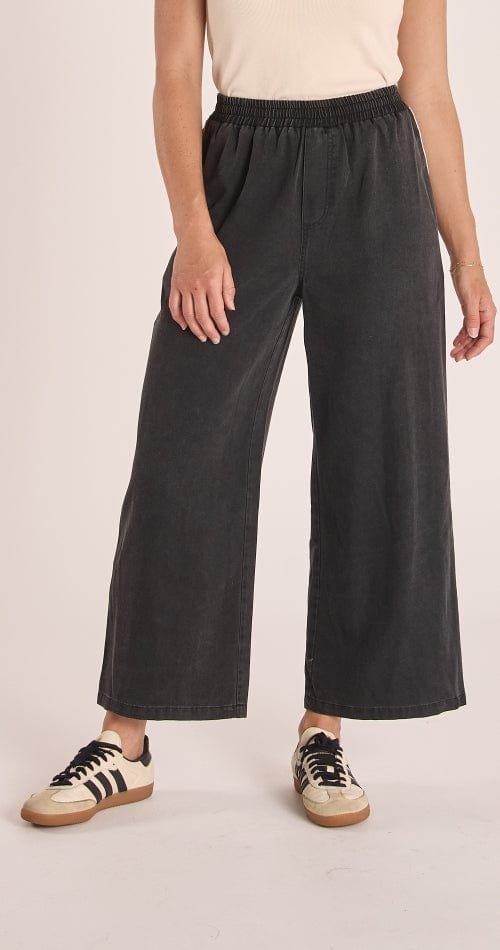 Buy Feather & Noise - Tessa Denim Pant Cropped - Black by Feather & Noise - at Hamish + Grace