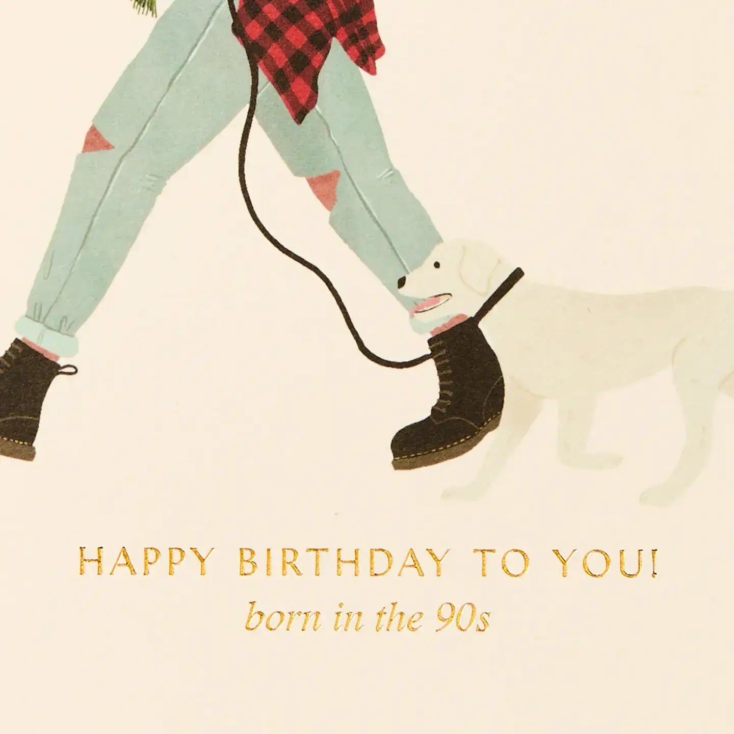 Buy Foil Birthday Greeting Card | Hand-Illustrated, Blank Inside by Gabrielle & Celine Greeting Cards Australia - at Hamish + Grace