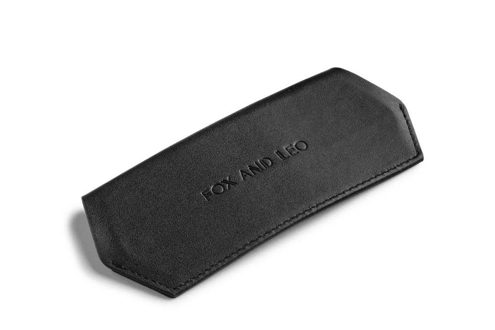 Buy Fox and Leo glasses case - Black by FOX AND LEO - at Hamish + Grace