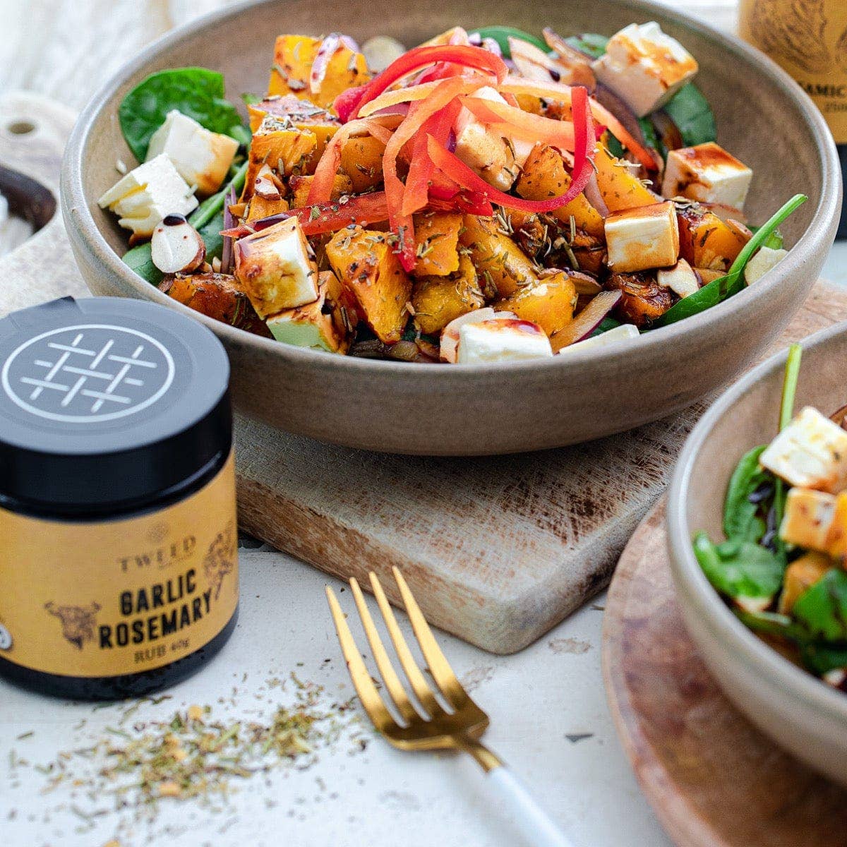 Buy Garlic Rosemary Rub: Jar 40g $10.95 by Tweed Real Food - at Hamish + Grace