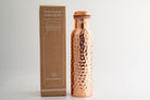 Goodly Gosh Homewares Traditional Hammered Dimple Copper Water Bottle |  950ml
