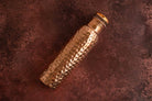 Goodly Gosh Homewares Traditional Hammered Dimple Copper Water Bottle |  950ml