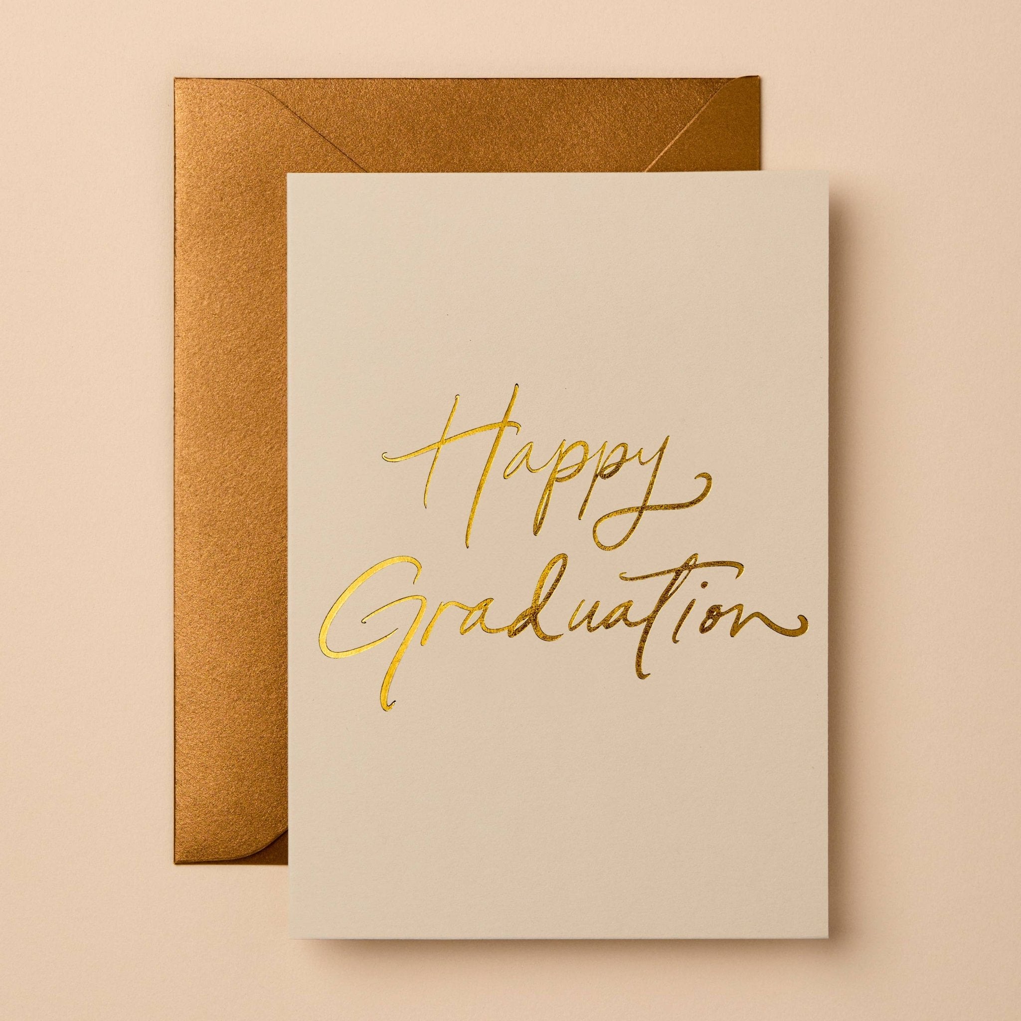 Buy Happy Graduation | Signature Foil Greeting Card by Gabrielle & Celine Greeting Cards Australia - at Hamish + Grace