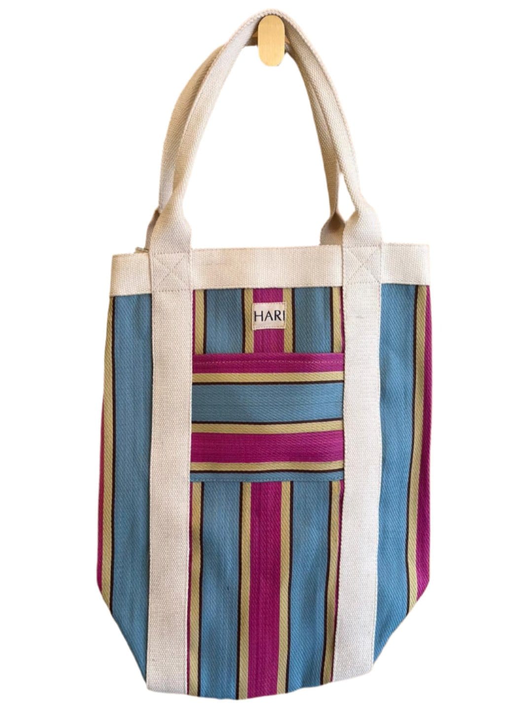 Hari Lifestyle Hari - Blue and Pink Striped Bag (Small)