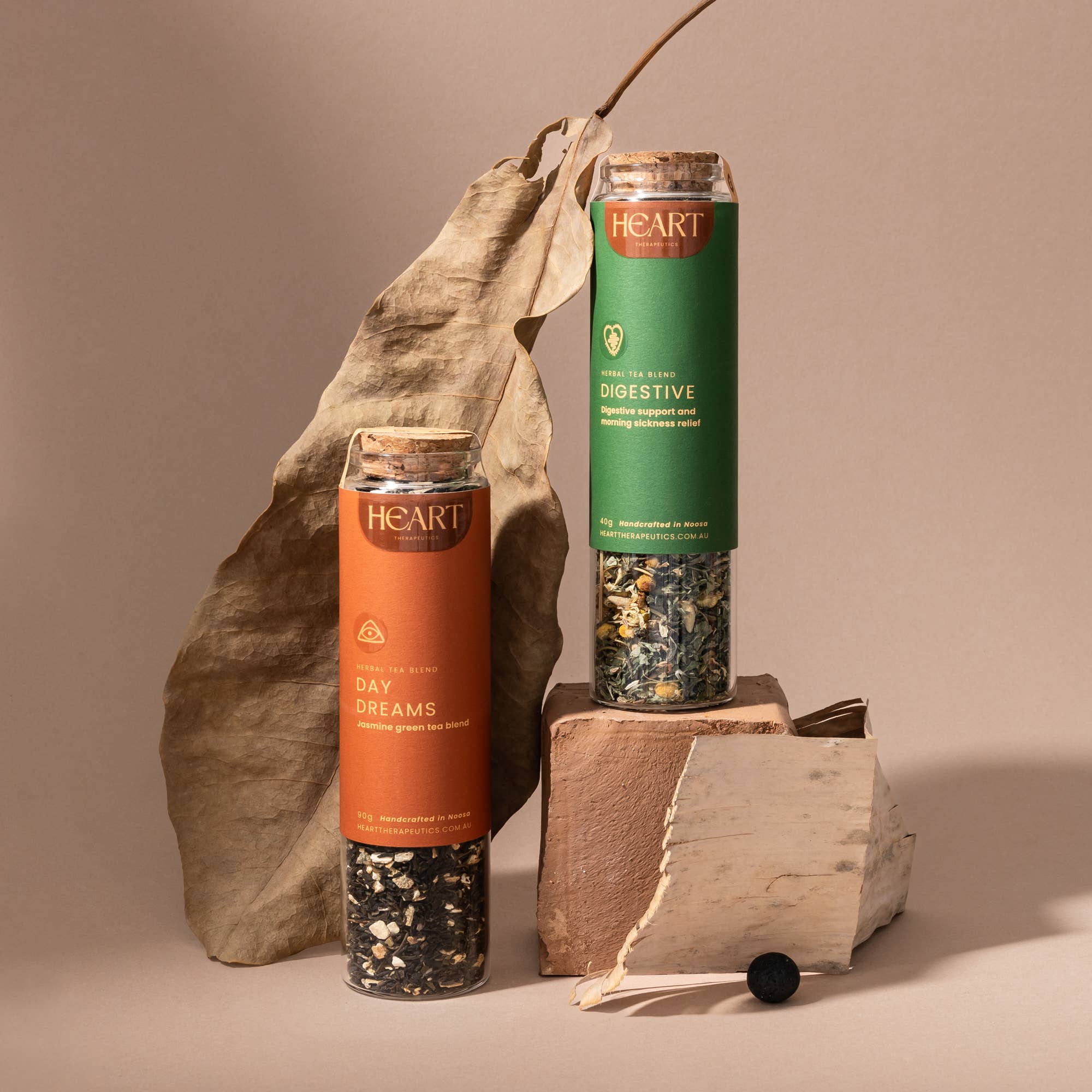 Heart Therapeutics Drink DIGESTIVE Herbal Tea blend~ Digestion and Gut Health: Biodegradable bag 100g (3.5oZ)