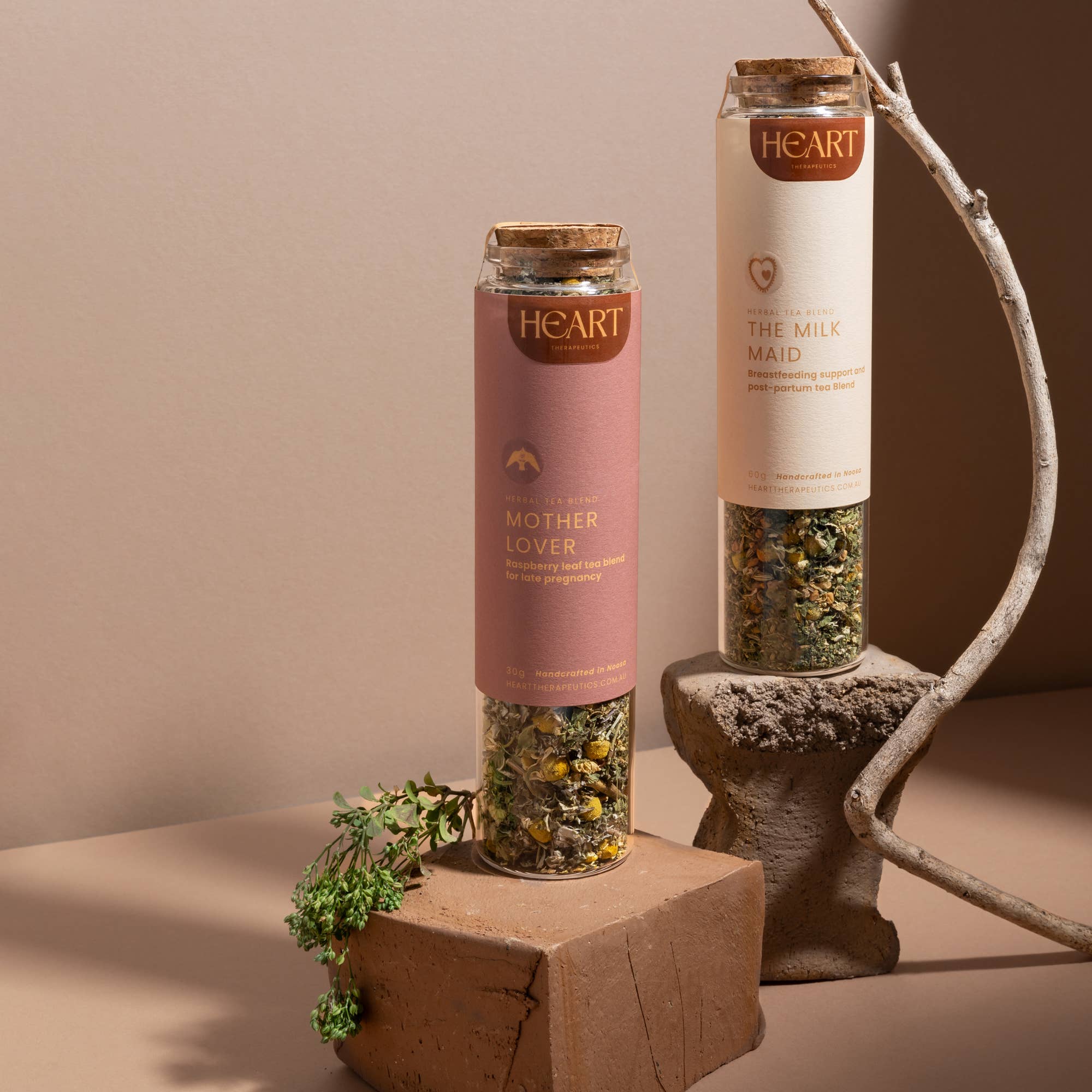 Heart Therapeutics Drink MOTHER LOVER ~ Pregnancy Tea: Small glass jar 30g (1.1 oZ)