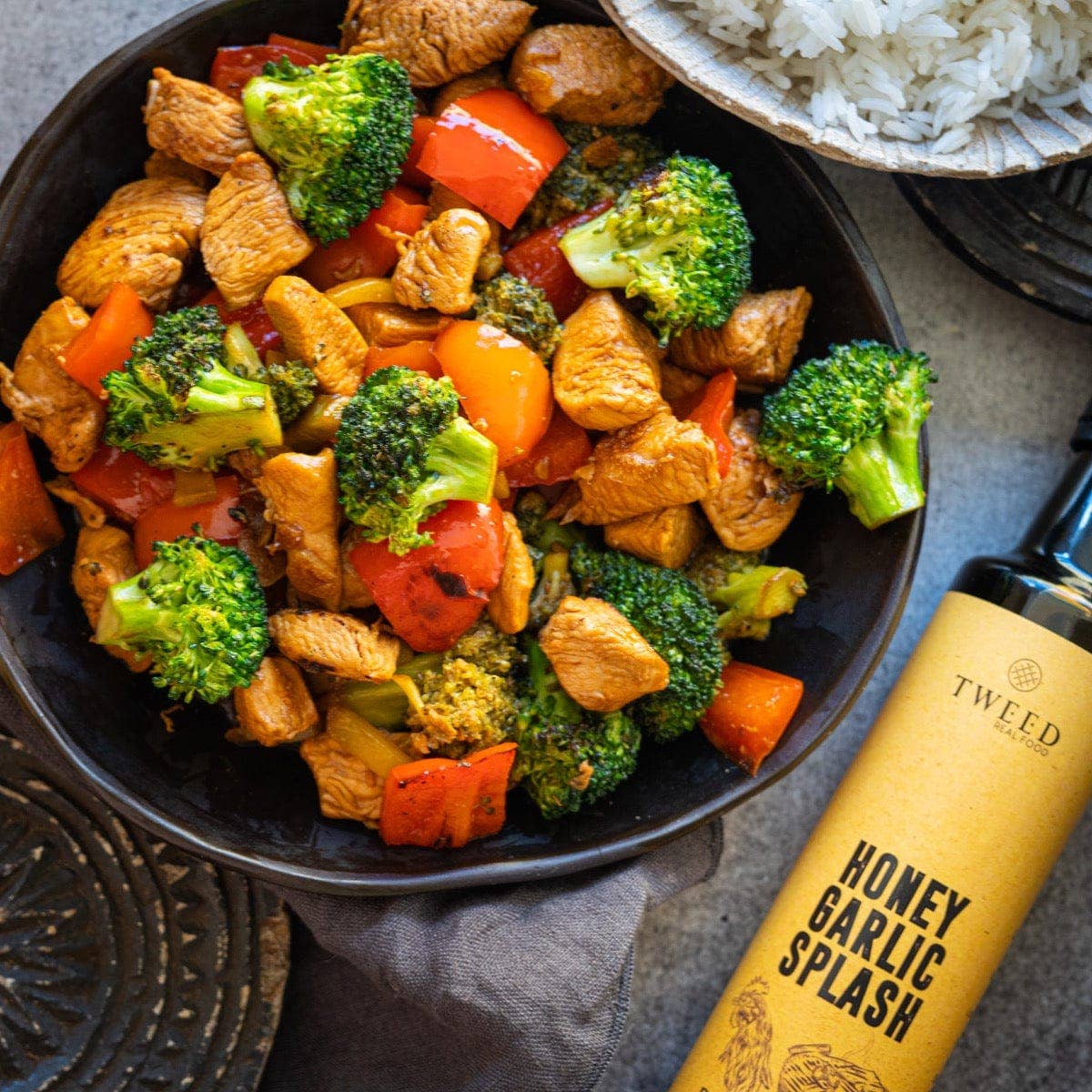 Buy Honey Garlic Splash Balsamic Vinegar by Tweed Real Food - at Hamish + Grace