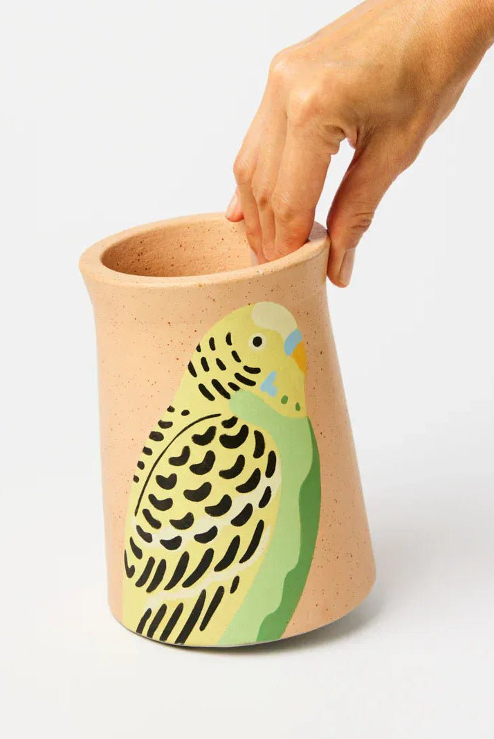 Buy Jones and Co - AERIAL GREEN BUDGIE VASE by Jones & Co - at Hamish + Grace